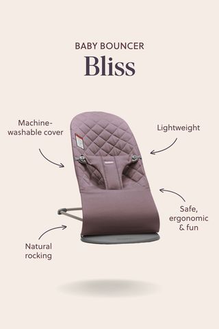 Sitteri, Bliss, Cotton, Antrasiitinharmaa BabyBjörn - Babyshop