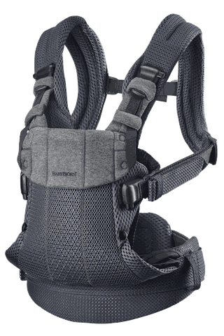 Baby Carrier Harmony in Anthracite 3D Mesh, head support foldable