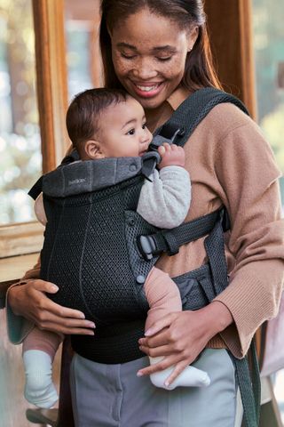 Porte-bébé Harmony Mesh 3D Anthracite Babybjorn - Pow Wow Kids