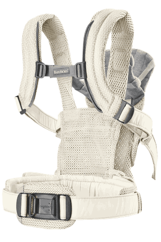 Baby Carrier Harmony in Cream 3D Mesh, comfy back support