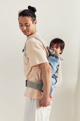 Porte-Bébé Harmony - Crème 3D mesh Babybjorn - Clément