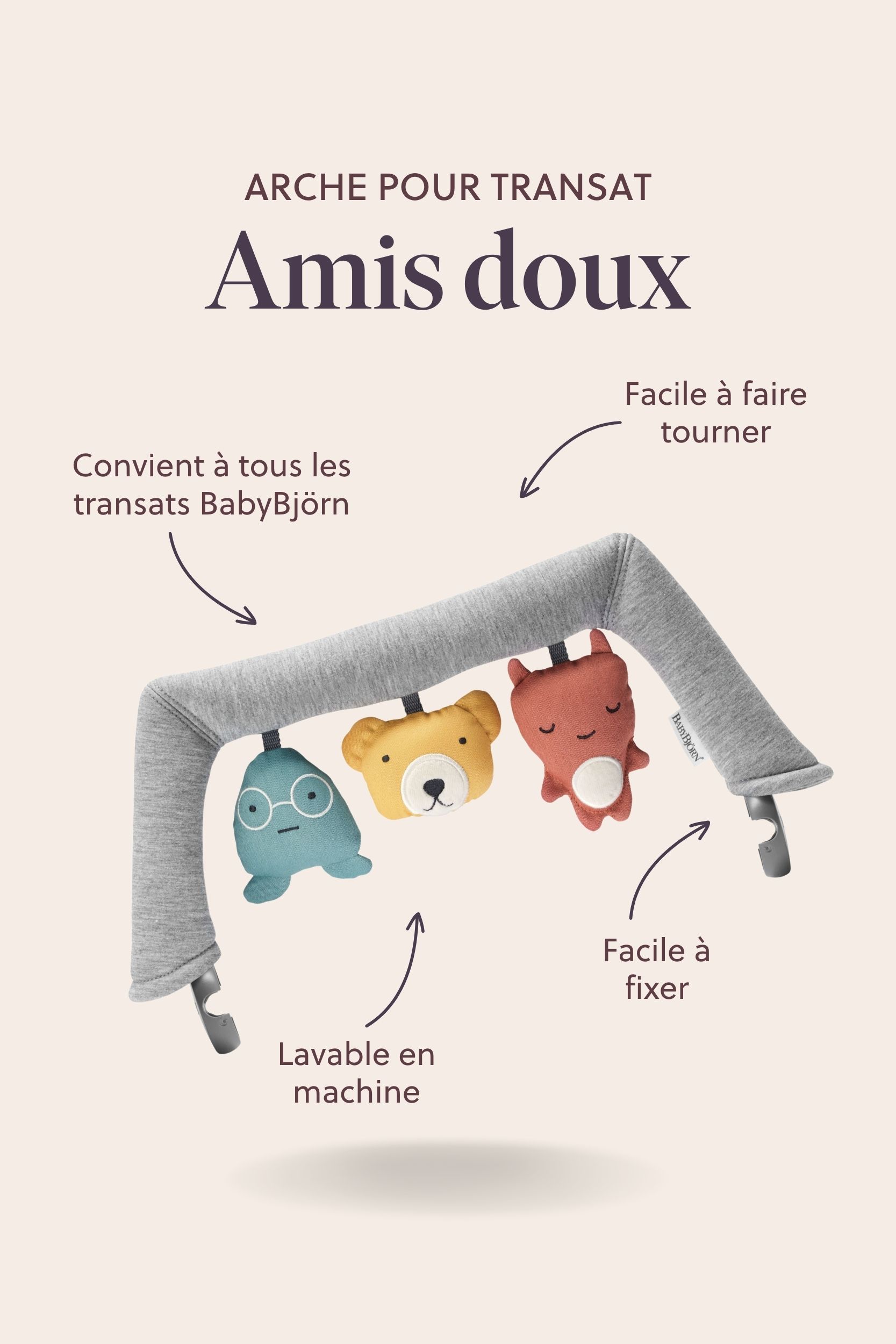 Arche pour Transat – Amis doux - Amis doux (BabyBjörn) - Image 8