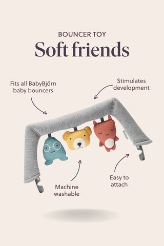 Toy for Bouncer Soft friends - BabyBjörn