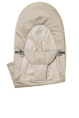 Fabric Seat for Baby Bouncer in Khaki/Beige cotton - BabyBjörn