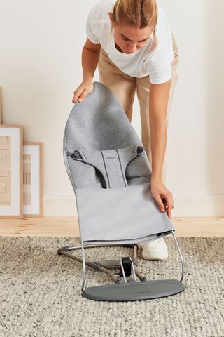 Extra Fabric Seat for Bouncer Bliss in Light grey 3D jersey