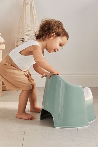 Potty Chair Deep green/White