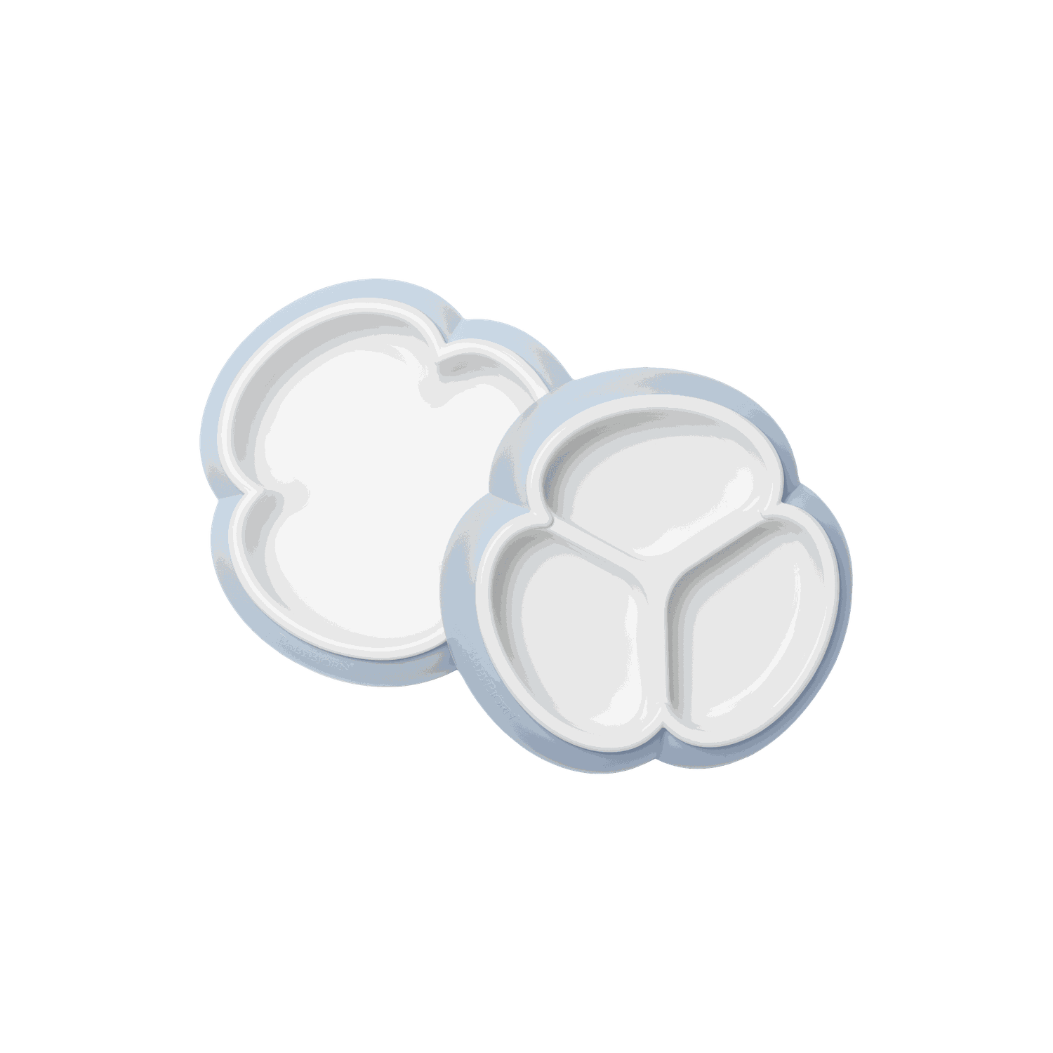 Baby Plate Set, 2-pack - Powder blue