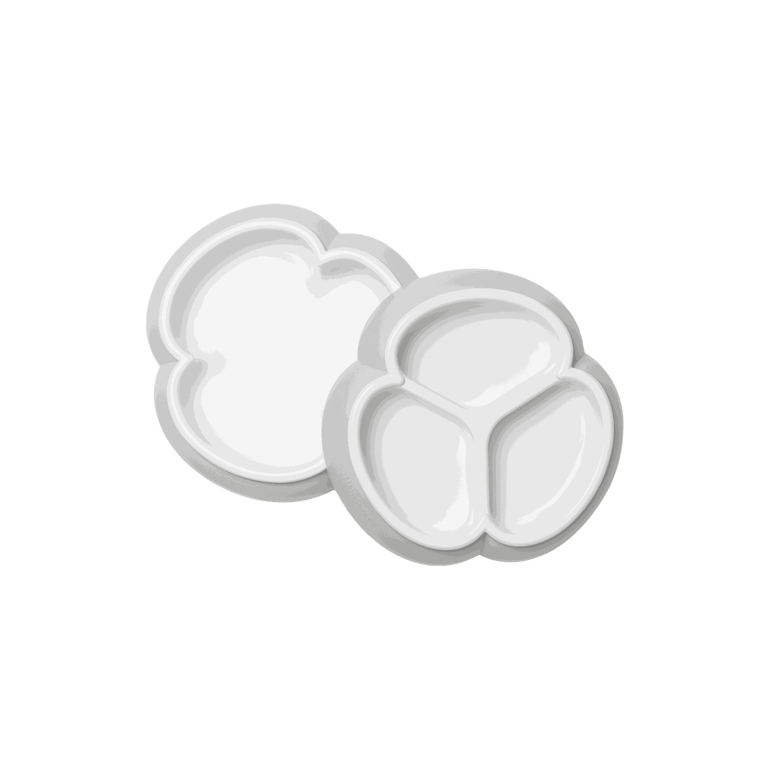 Baby Plate Set, 2-pack - Gray