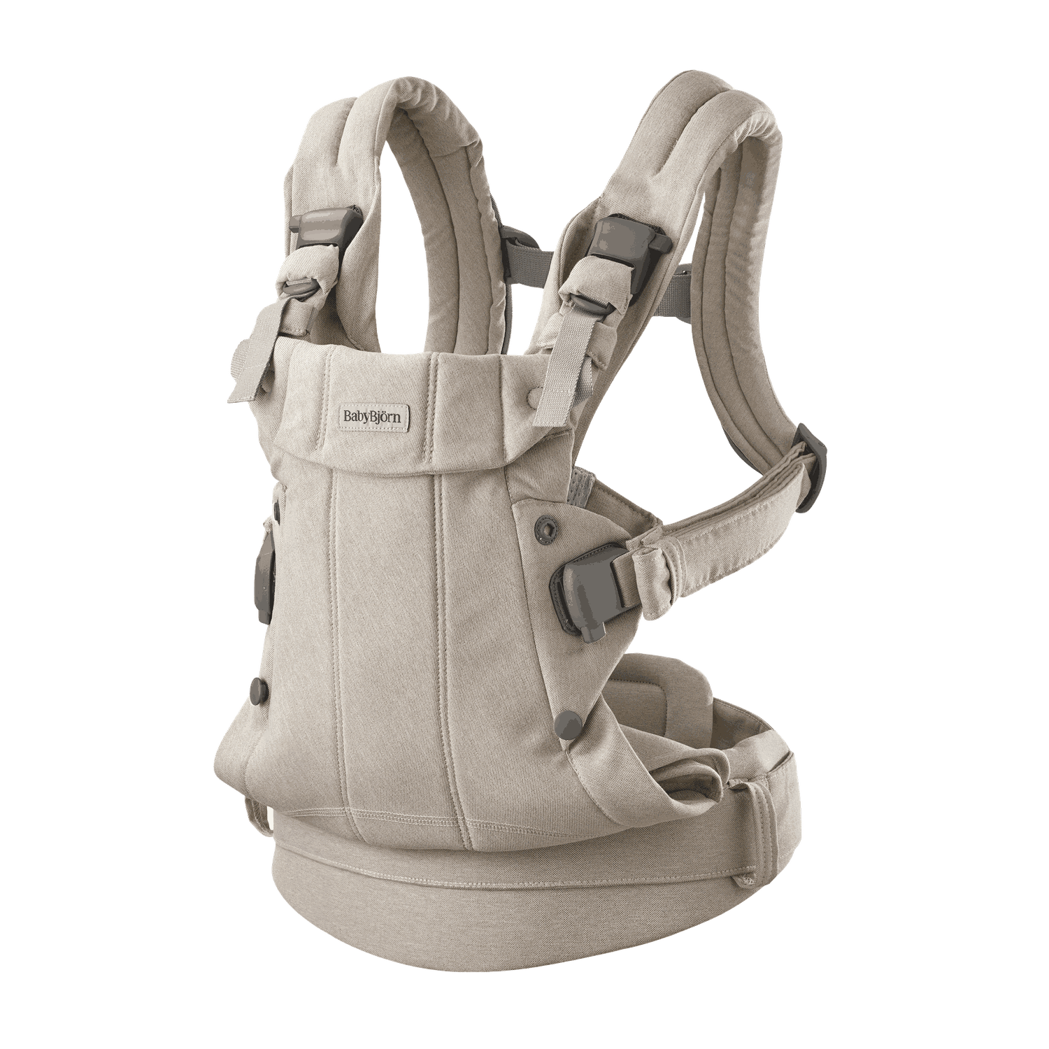 Mochila Porta Bebé Harmony - Beige claro / Tejido jaspeado