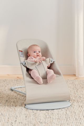 Transat bliss gris charbon jersey babybjorn