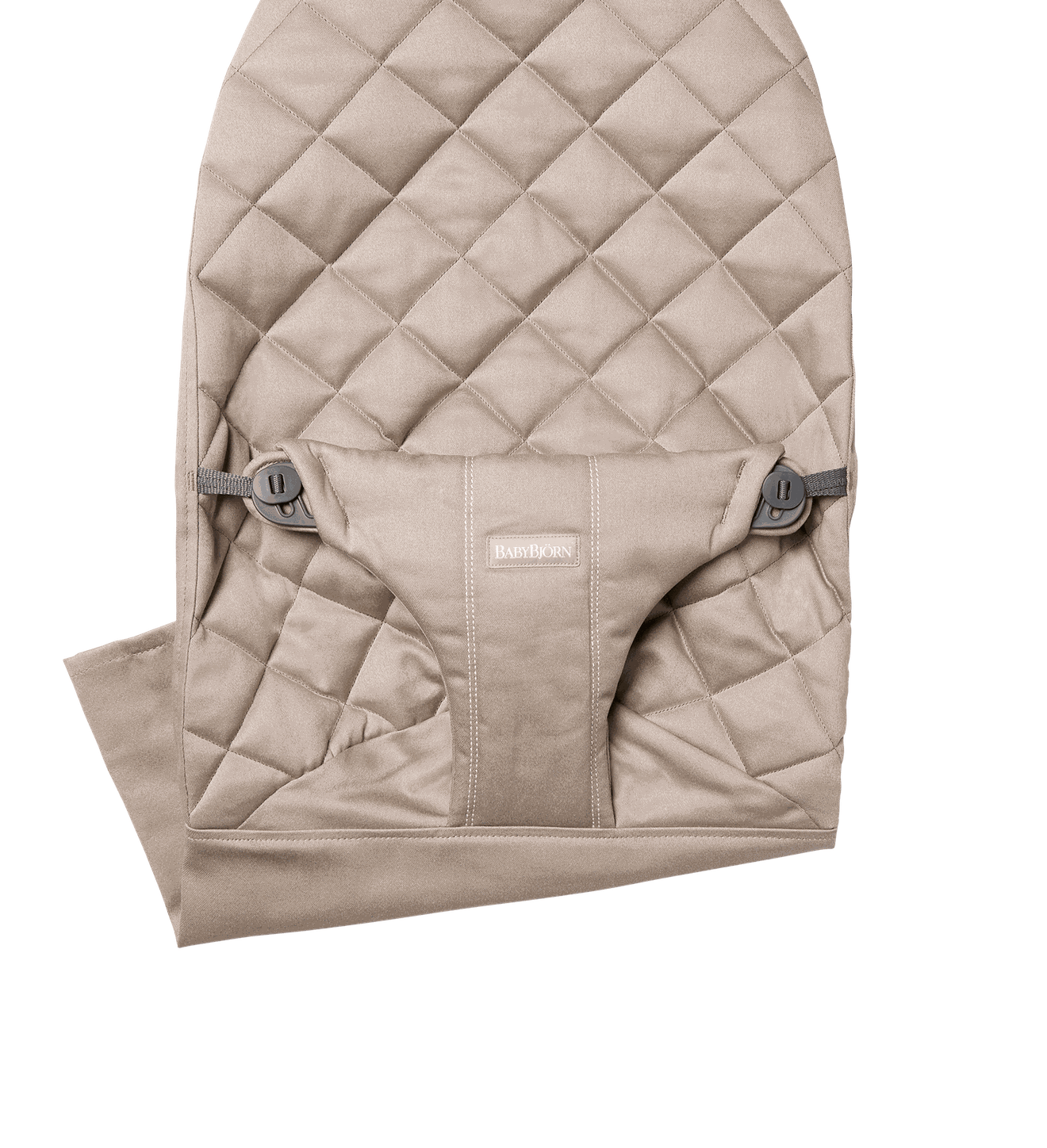 Housse pour Transat Bliss - Gris sable / Tissé, matelassage Classique (BabyBjörn) - Image 1