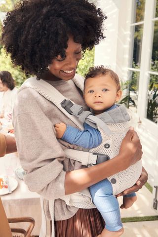 Mother with baby in Baby Carrier Harmony