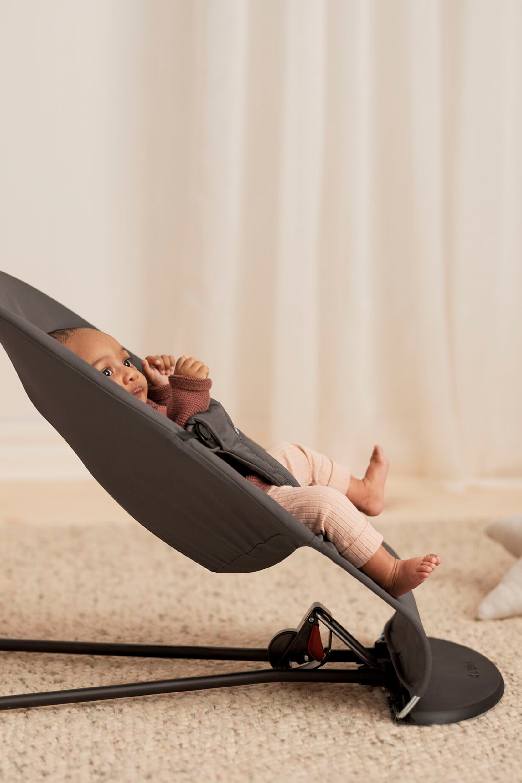 ベビーチェア　Babybjorn BabyBjorn Bouncer Bliss Woven Melange, Blue – Albee Baby