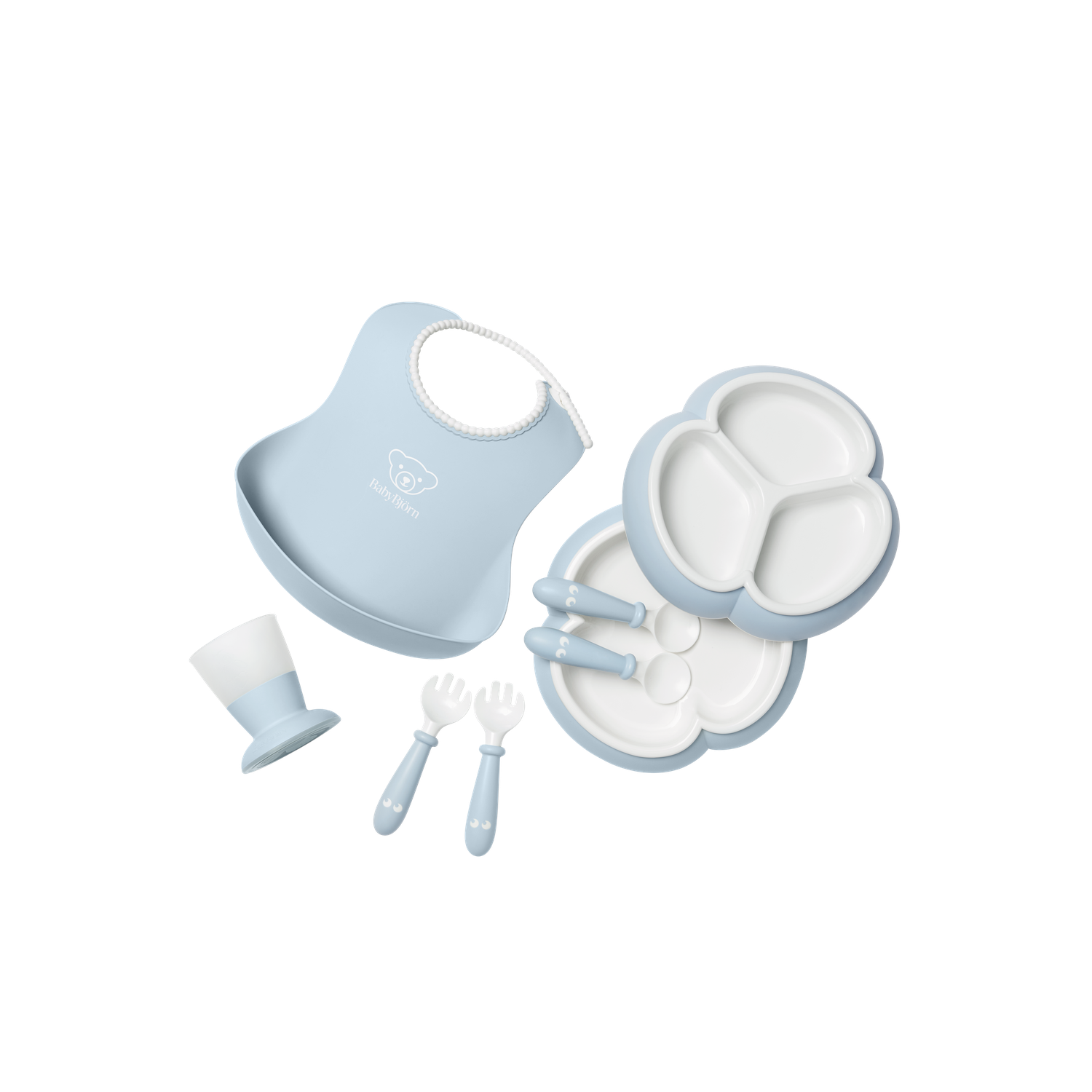 Dinnerware Set, 8 pcs - Powder blue