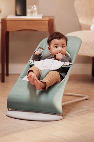 Babybjörn balance soft cotton bouncer hotsell