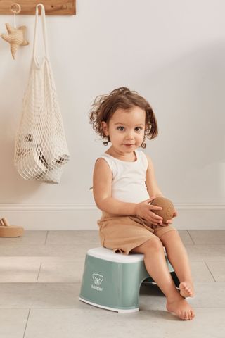 Step Stool Deep green/White