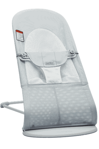 Bouncer Balance Soft - Mesh, Silver/White