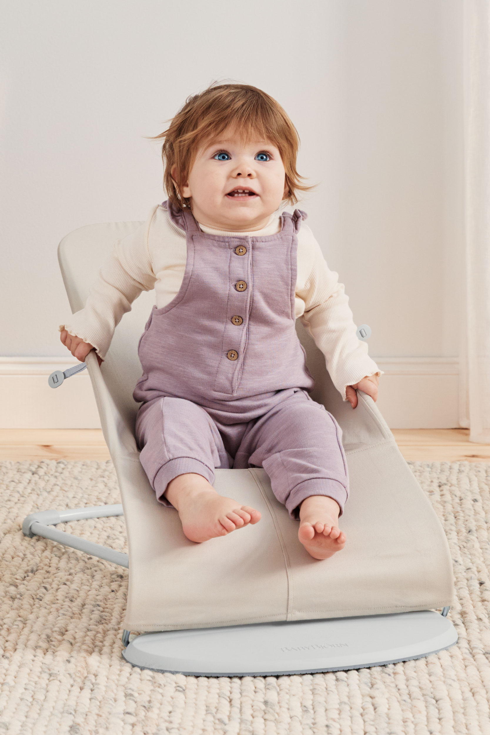 Transat Bliss - Beige clair / Jersey 3D / Gris clair (BabyBjörn) - Image 6