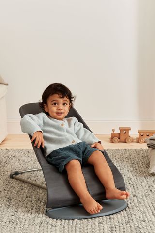 Hamaca bebé Babybjörn Bliss 3D Jersey Light Gris - La Caseta del Lleó