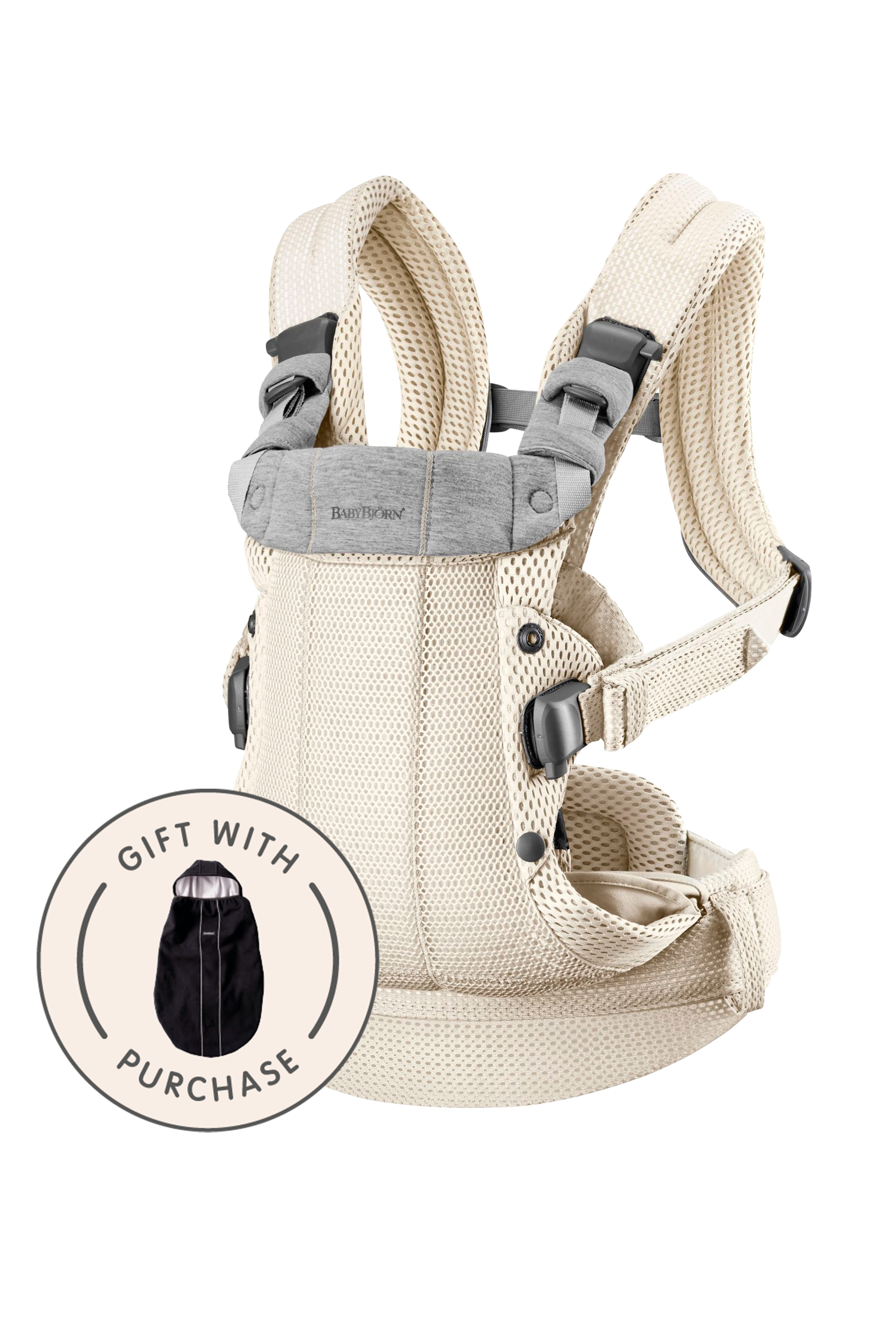 Baby Carrier Harmony - Cream / 3D Mesh Baby Carrier Harmony - Cream / 3D Mesh