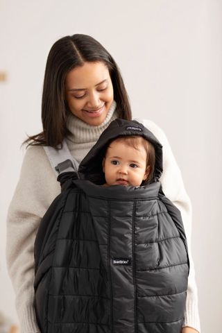 Baby Waterproof Carrier Cover, Black