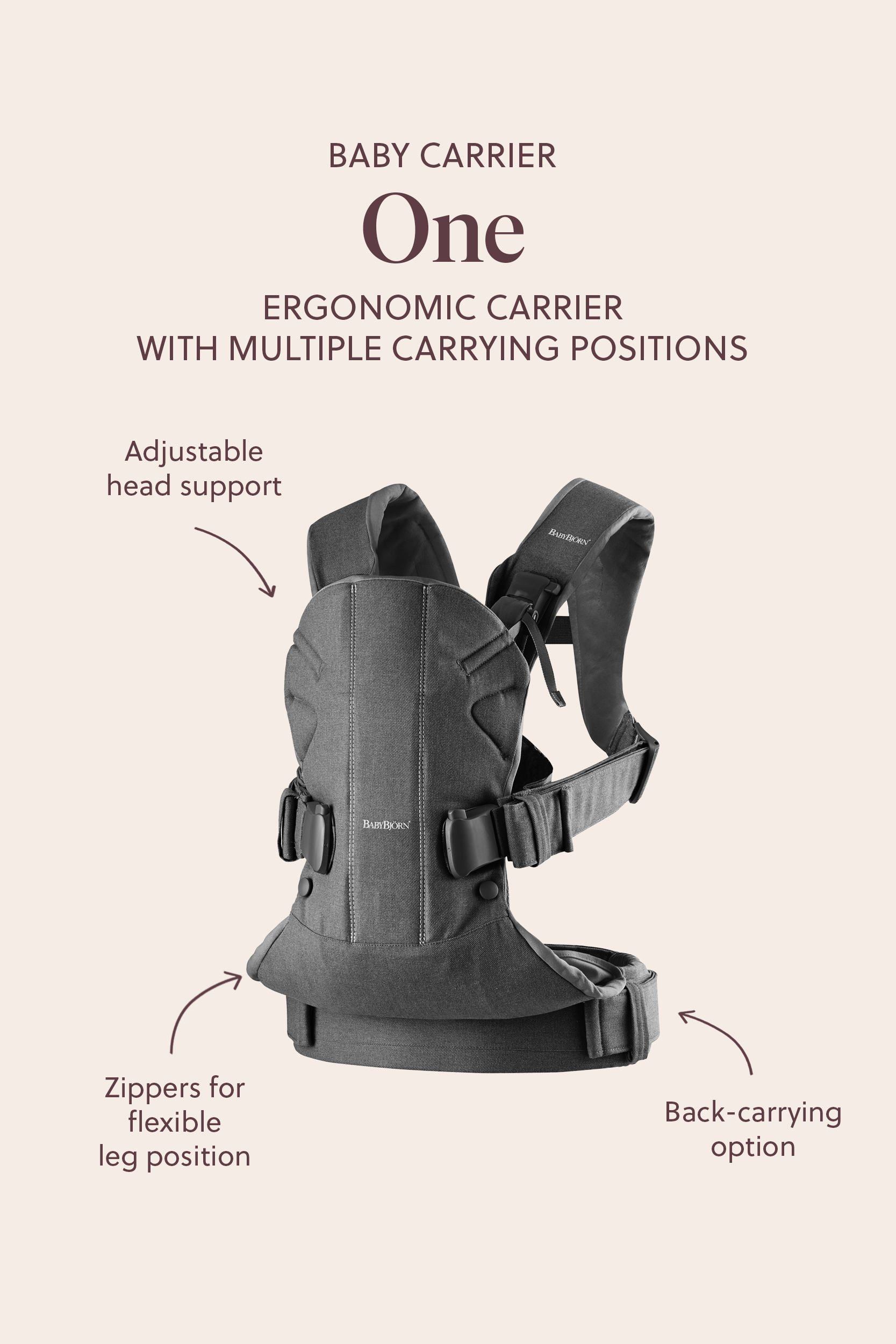 Baby Carrier One – an ergonomic best seller | BabyBjörn
