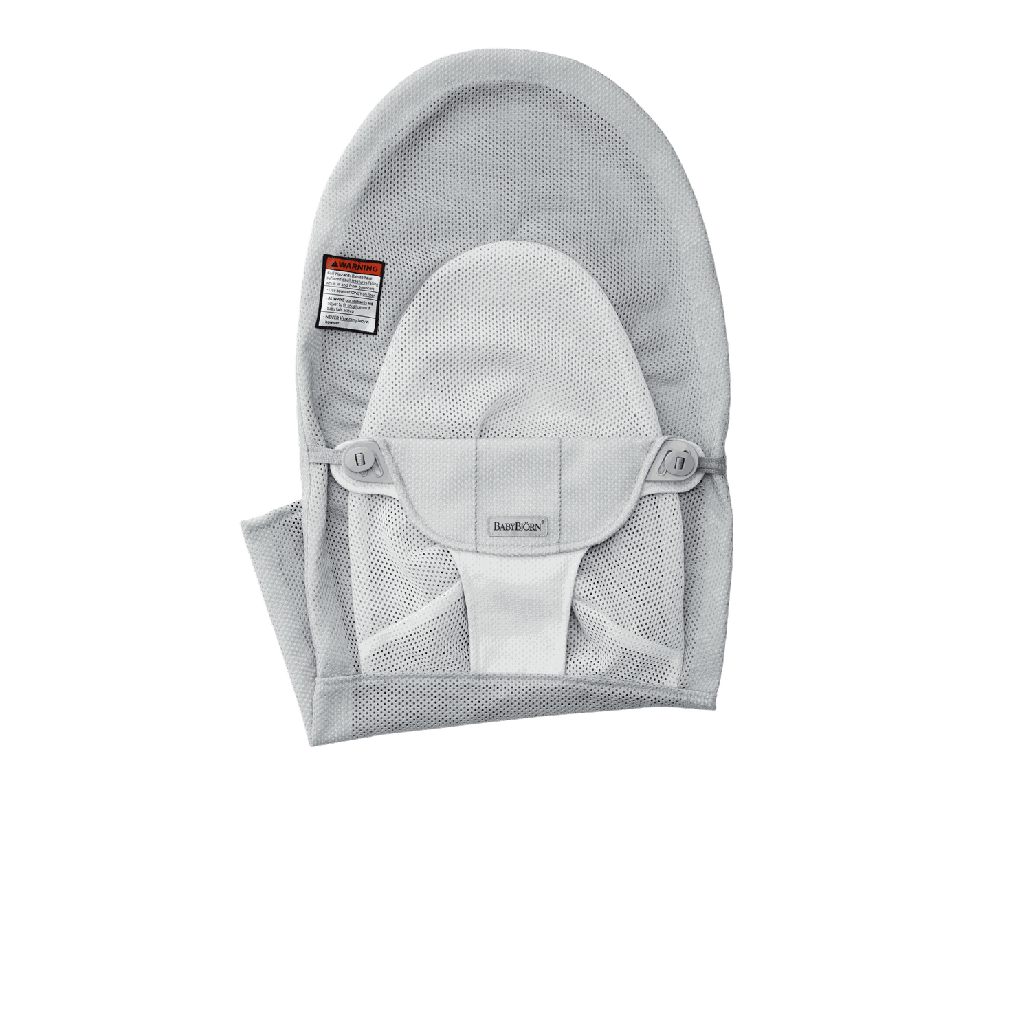 Extra Fabric Seat for Bouncer Balance Soft - Silver/White / Mesh