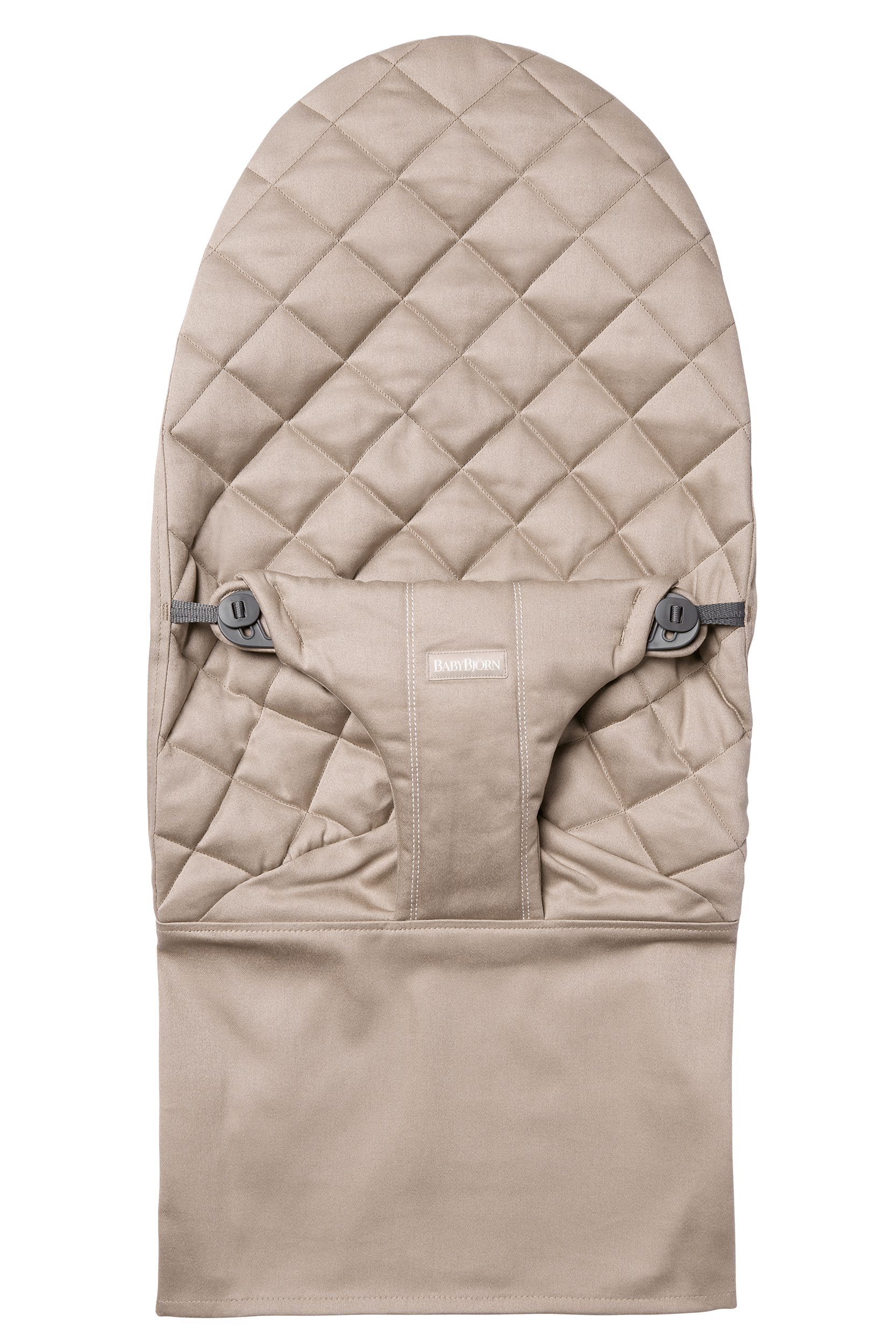 Housse pour Transat Bliss - Gris sable / Tissé, matelassage Classique (BabyBjörn) - Image 3