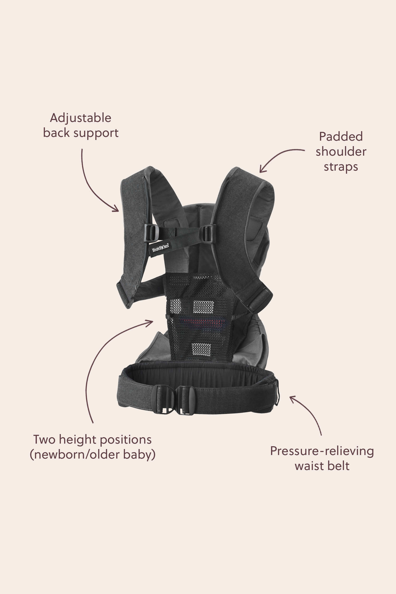 Baby Carrier One - four babywearing options | BabyBjörn