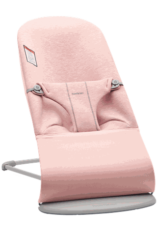 Bouncer Bliss Light pink - 3D Jersey - Light gray frame BabyBjörn