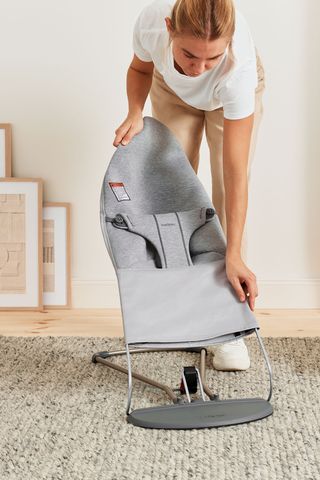 Hamaca BabyBjörn Bliss 3D Jersey Light gris