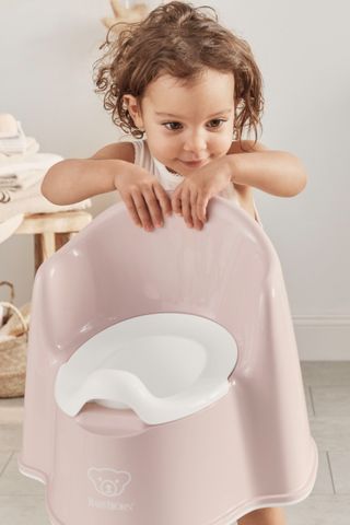 Potty chair powder pink white BabyBjörn