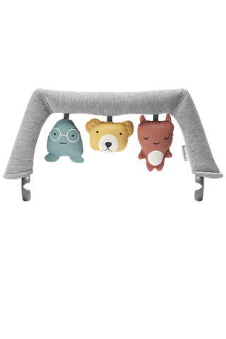 Soft and fun toy for baby bouncer BabyBjorn