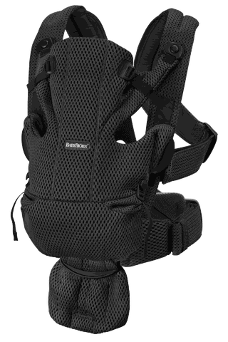 Baby Carrier Free in Black 3D Mesh - BabyBjörn