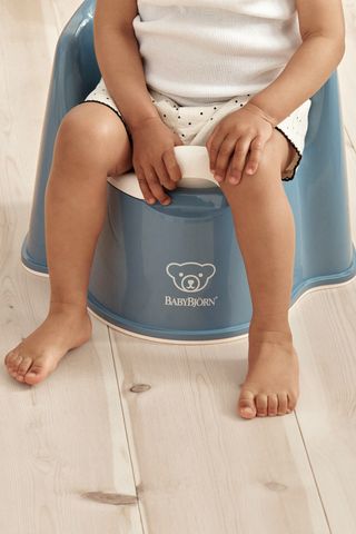 Potty chair deep blue white BabyBjörn