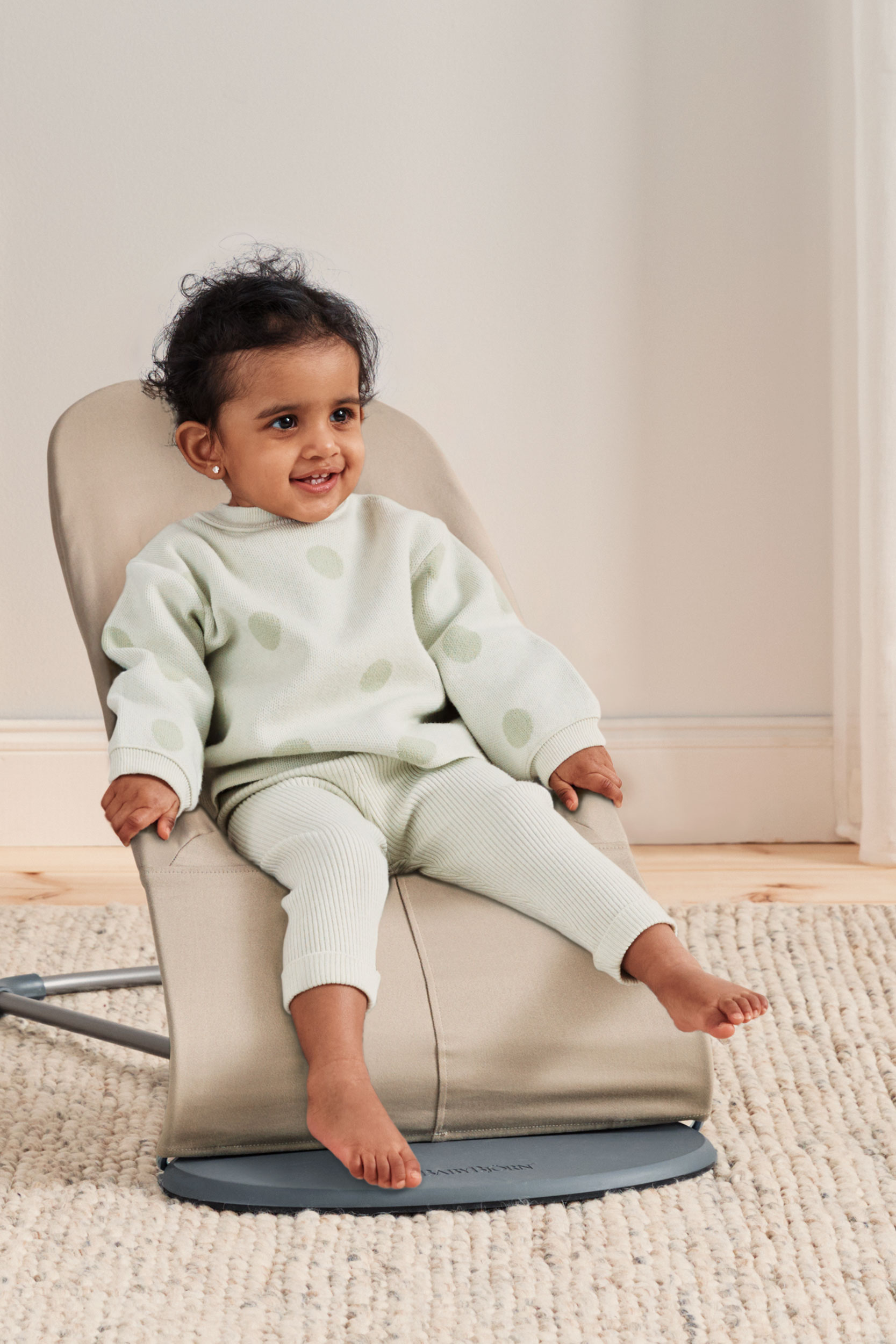 Transat Balance Soft - Kaki/Beige / Tissé / Gris foncé (BabyBjörn) - Image 5