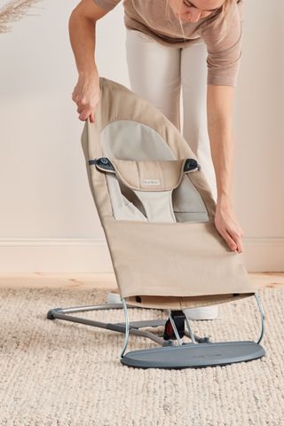 Extra Fabric Seat for Bouncer Balance Soft in Khaki Beige Woven