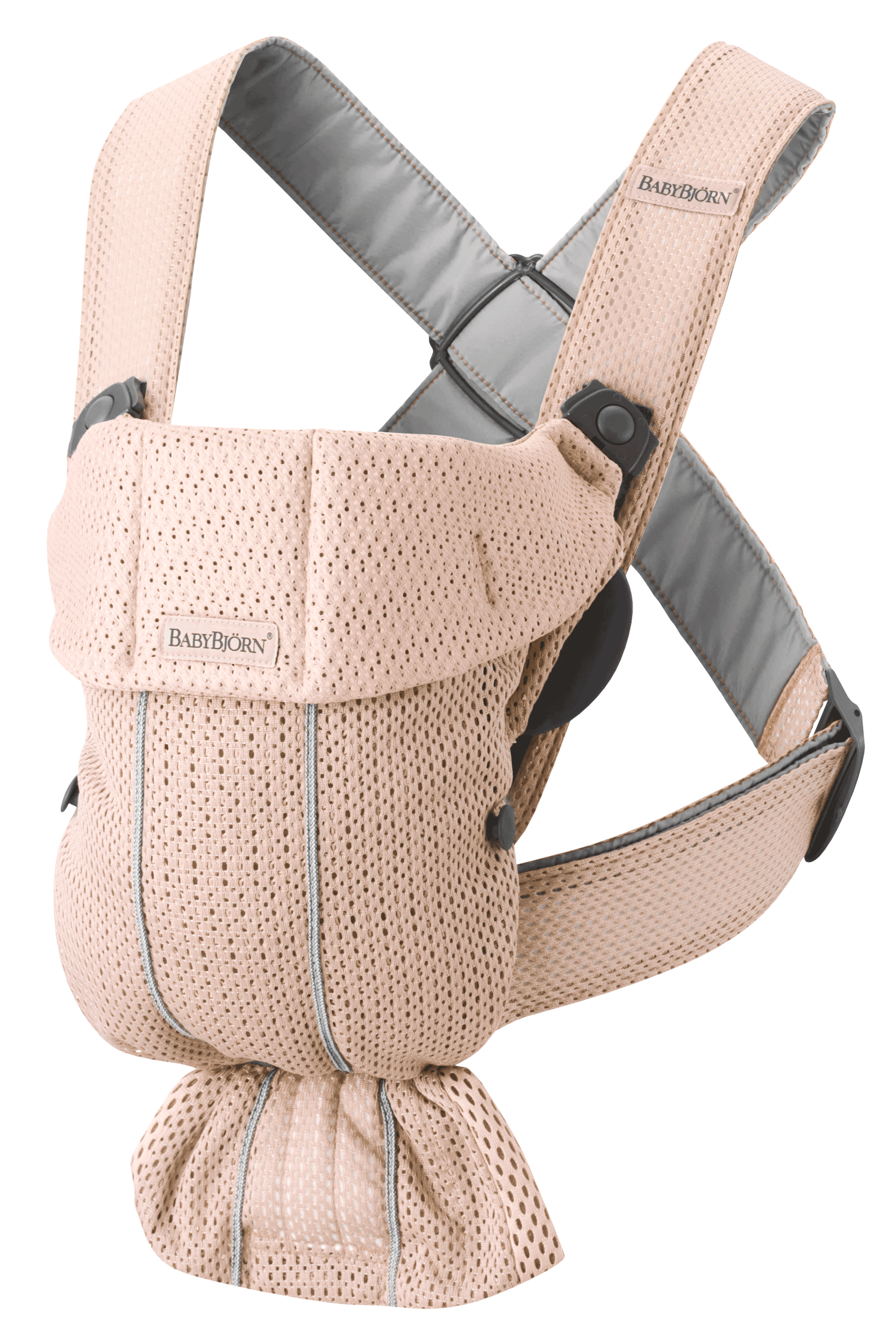 Porte-bébé Mini - Rose nacré / Mesh 3D (BabyBjörn) - Image 5