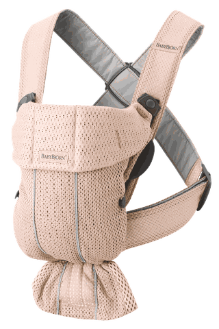 Baby Carrier Mini in pearly pink 3D Mesh - BabyBjörn