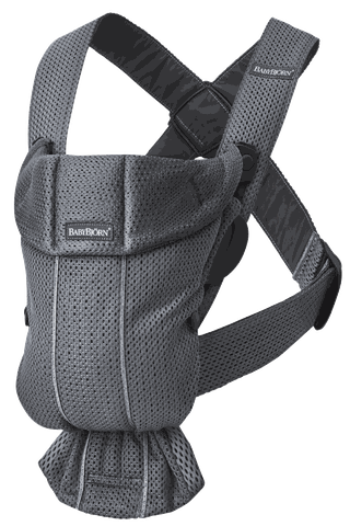 Baby Carrier Mini in Anthracite 3D mesh - BabyBjörn