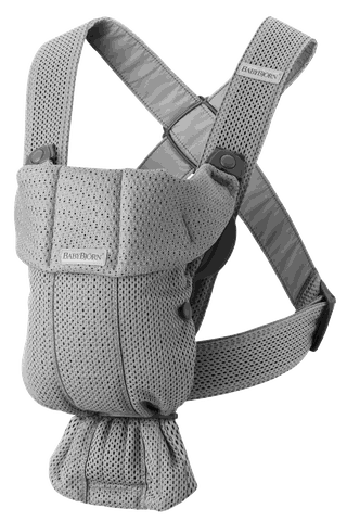 Baby Carrier Mini in grey 3D mesh - BabyBjörn