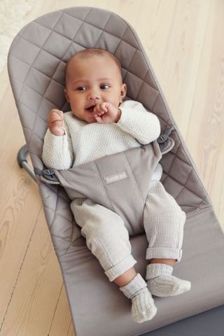 BabyBjorn Bliss Cotton Bouncer - Blue With Toy Bar - Conseil scolaire  francophone de Terre-Neuve et Labrador