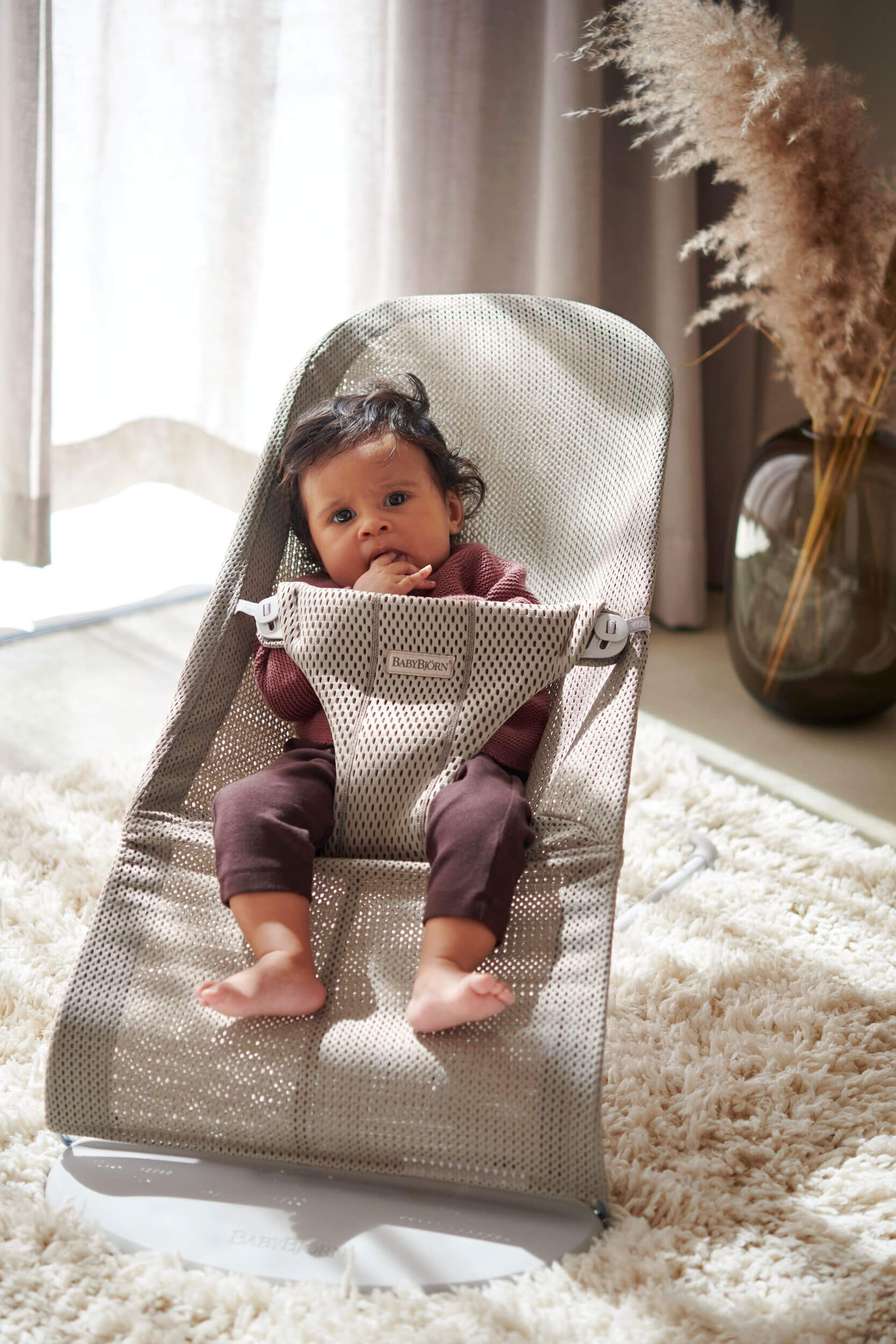 Transat Bliss - Gris-beige / Mesh / Gris clair (BabyBjörn) - Image 6