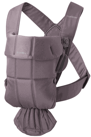 Baby Carrier Mini in Dark purple cotton - BabyBjörn