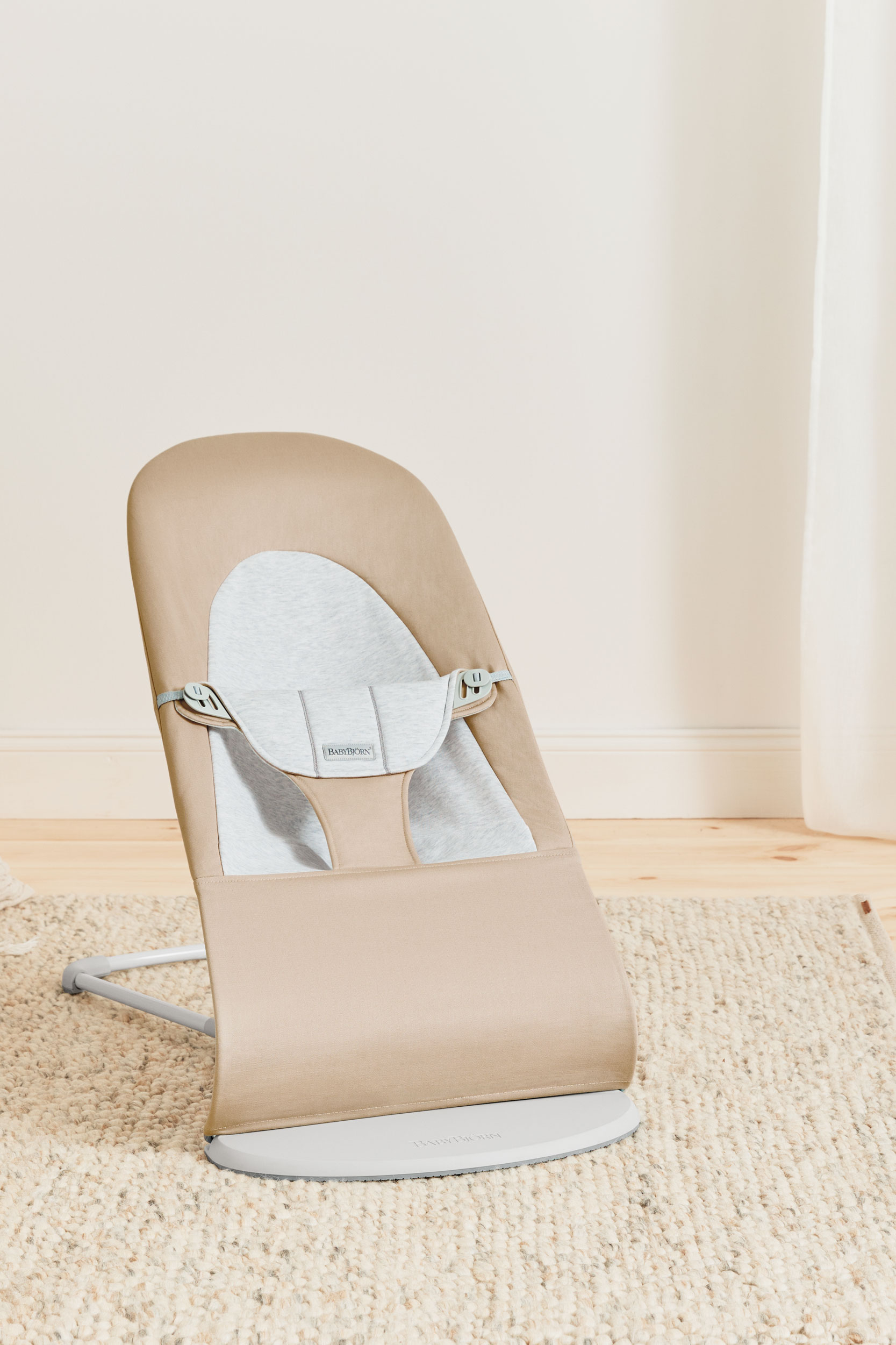 Transat Balance Soft - Beige/Gris / Tissé/Jersey / Gris clair (BabyBjörn) - Image 6