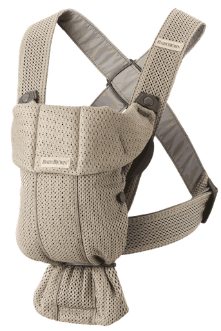 Baby Carrier Mini in Gray Beige 3D Mesh  - BabyBjörn