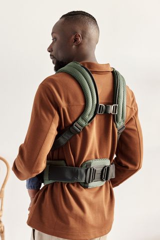 Leather store baby carrier