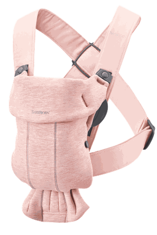 Baby Carrier Mini in Light pink 3D Jersey - BabyBjörn