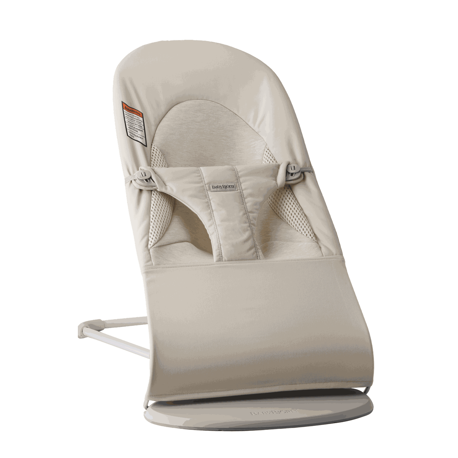 Bouncer Bliss - Light beige / Woven/Jersey, Tri-Fabric / Light gray
