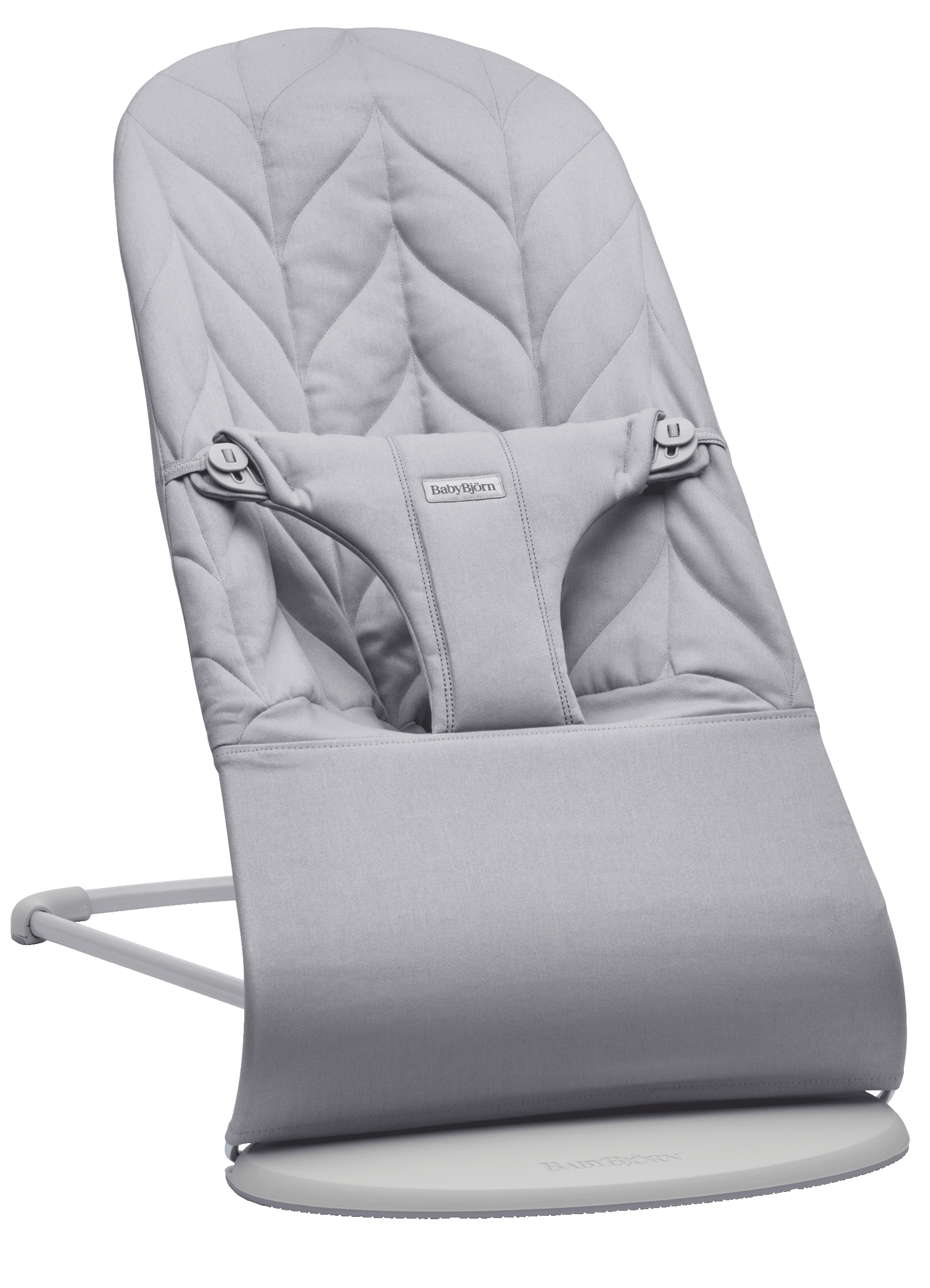 Bouncer Bliss - Light grey / Woven, Petal quilt / Light grey Bouncer Bliss - Light grey / Woven, Petal quilt / Light grey